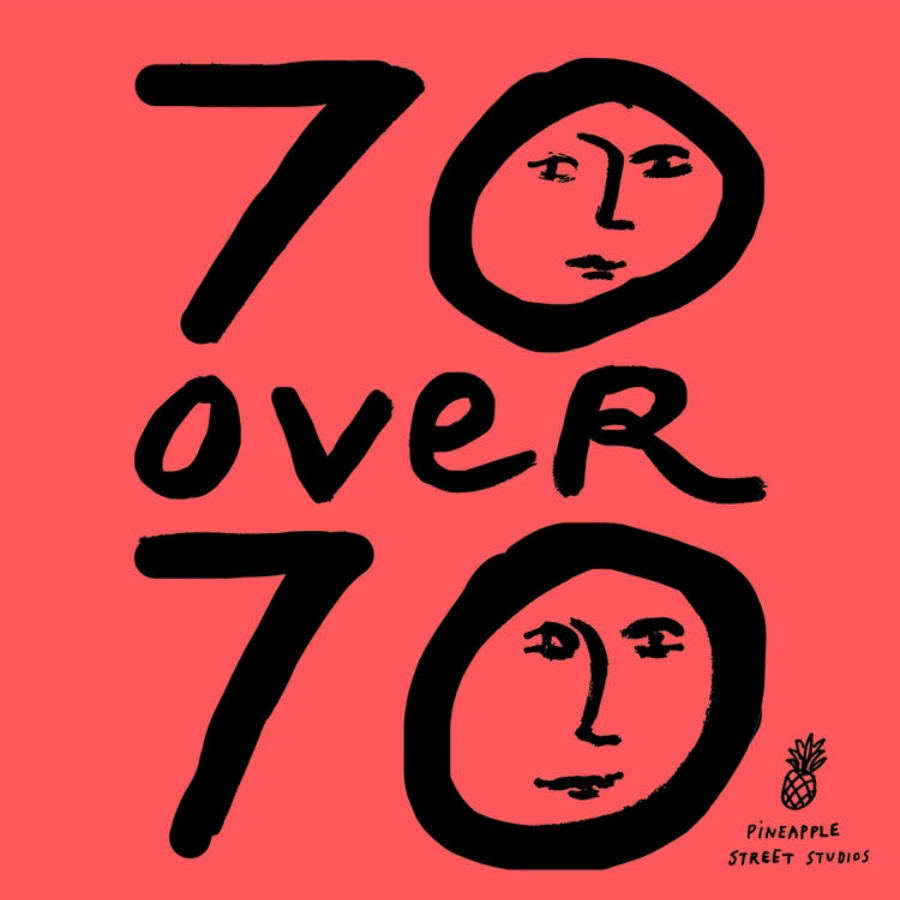 70 over 70 graphic